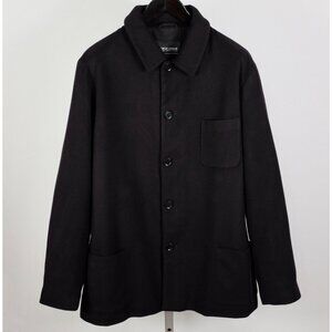 Giorgio Armani Black Label jacket coat XXL 58 US 48 100% cashmere black